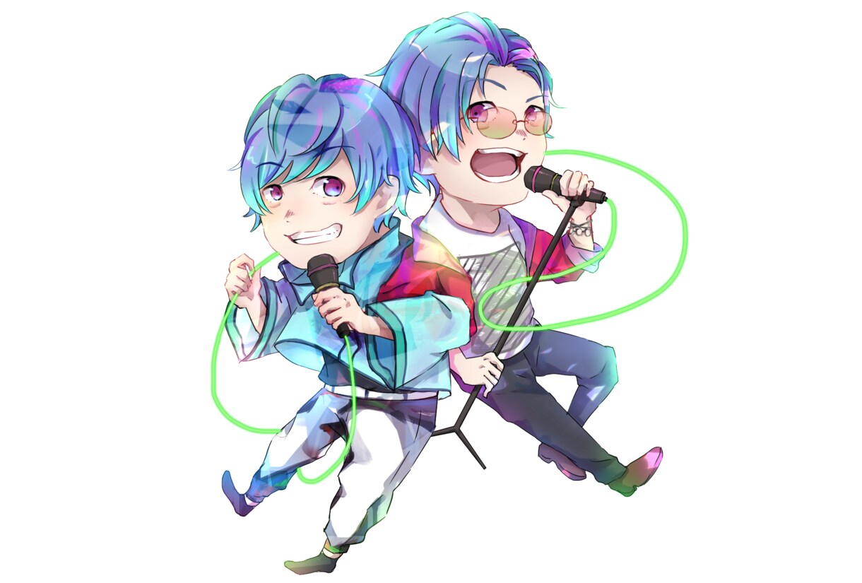 Vtuberさん必見！SDイラスト描きます サムネやアイコン、アクキーなどにぴったりなイラストです。 イメージ4