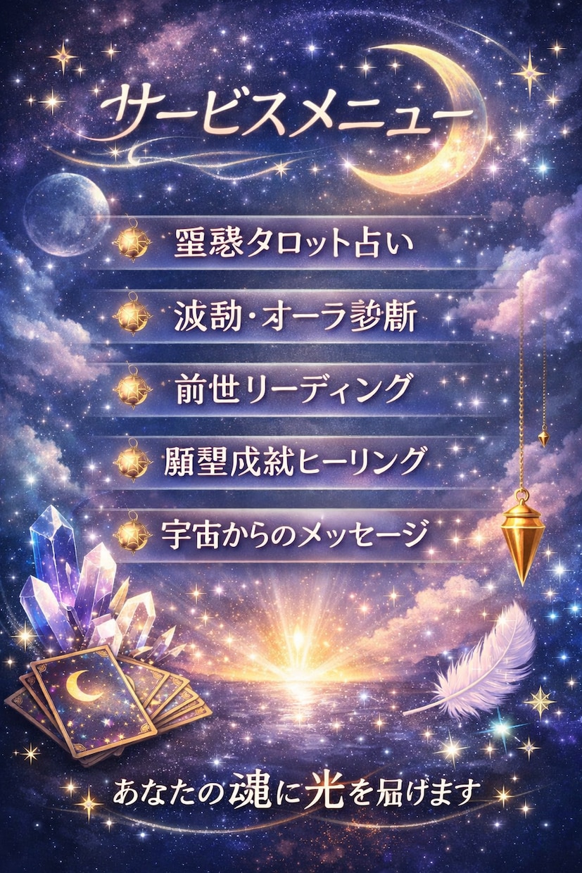 霊感霊視で魂の波動を視ます 恋愛 仕事 etc...今のあなたに必要なメッセージを イメージ1