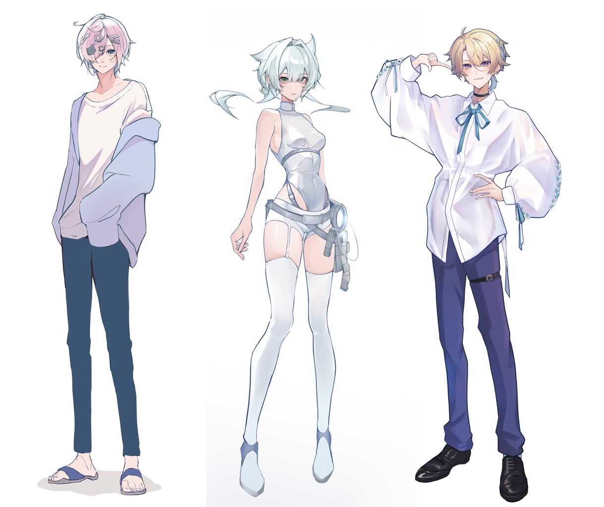 透明感のあるイラストを制作いたします MV用、TRPG、グッズ用イラスト等なんでも受け付けています イメージ5