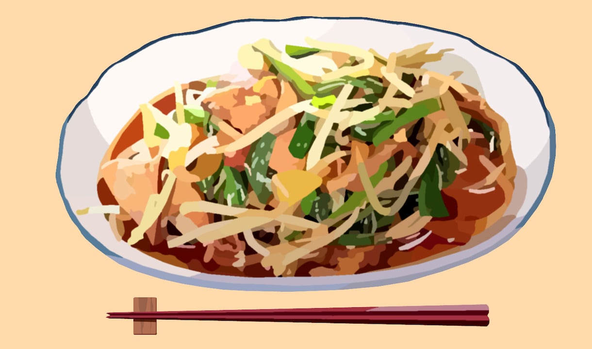 料理の写真を基に絵画風のイラストにします 料理をイラストにすると美味しそうに見えます イメージ10