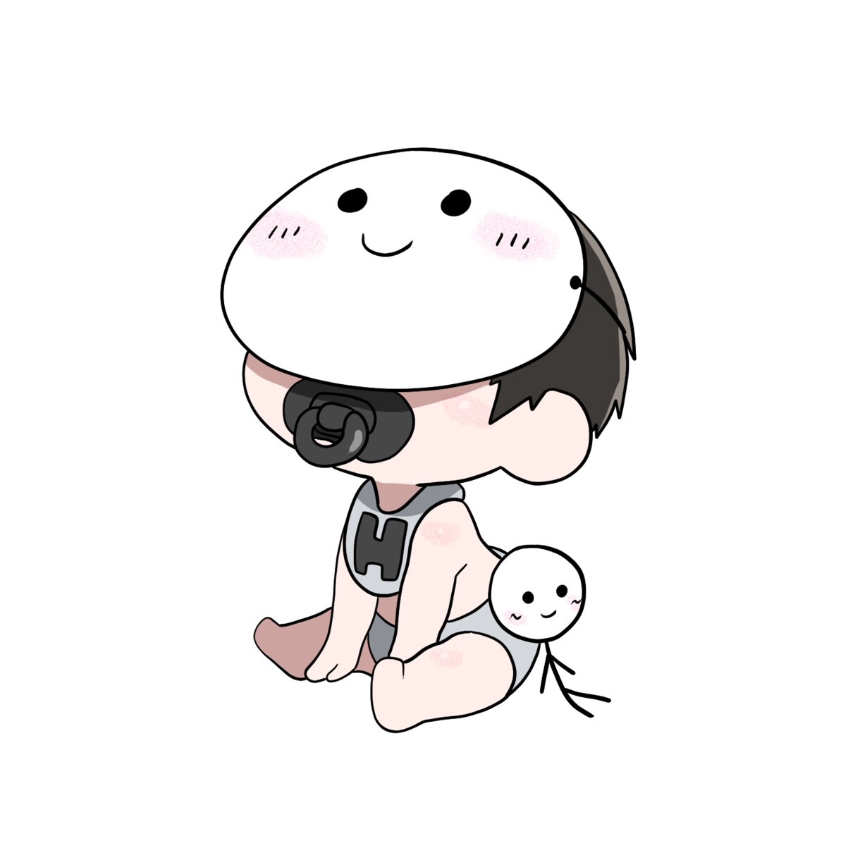 ばぶアイコン描きます 自分にも可愛い時代があったんだ！と周りに自慢しましょう イメージ3