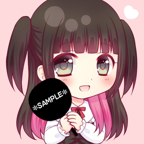 オリジナルの可愛い女の子などのアイコンお描きします SNS等のあなただけのちびキャラのアイコンが欲しい方に! イメージ10