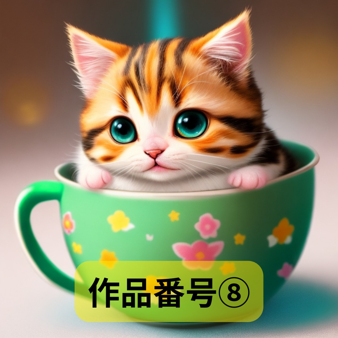 商用可！可愛い猫のアイコン画像販売します 各種SNSで使える猫のアイコンを販売 イメージ9