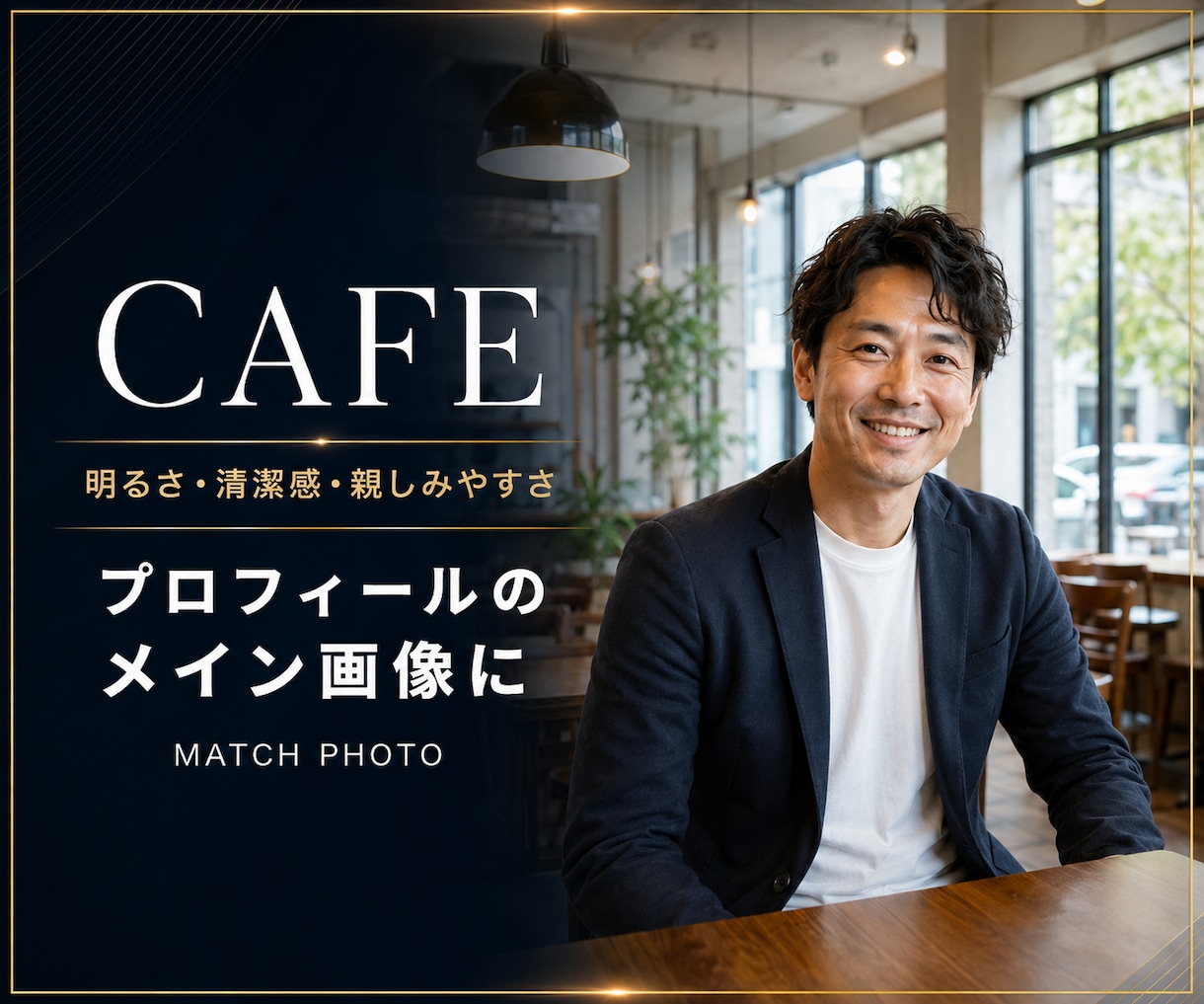 男性向けの選ばれるプロフ画像をAIで作成します Pairs・with・タップル・Omiaiで比較検証 イメージ3