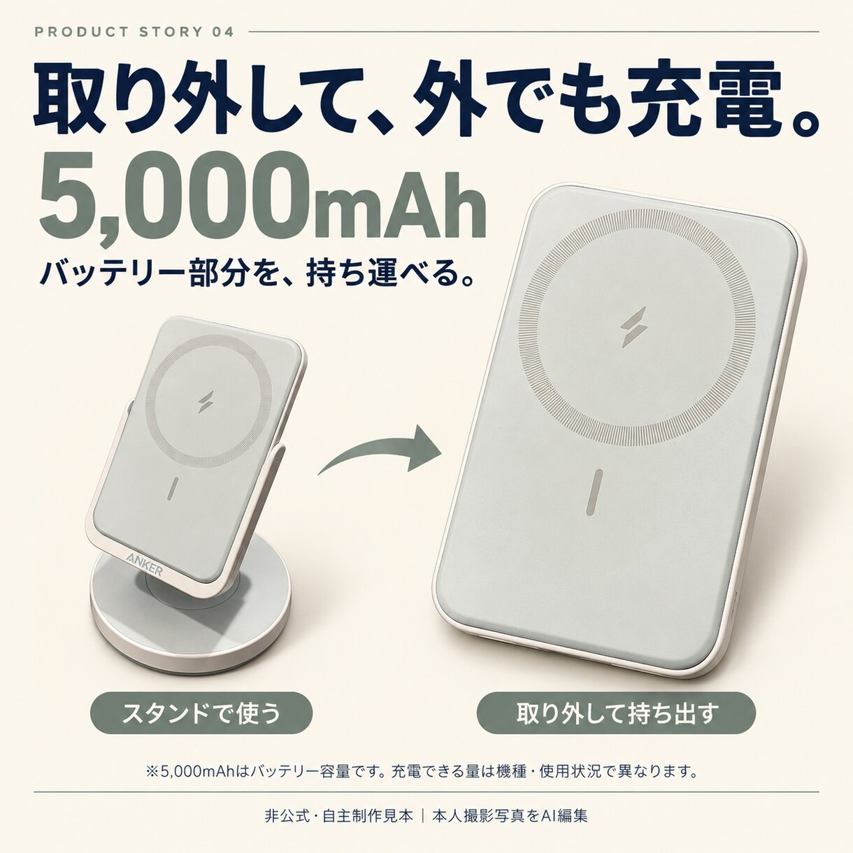 EC向け商品紹介画像5枚と説明文・FAQを作ります 商品写真から、紹介素材をひとまとめに イメージ4