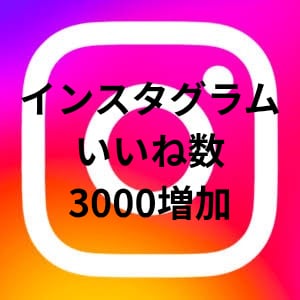 インスタグラムのいいね3000増加させます いいねを一気に増加させてみませんか イメージ1