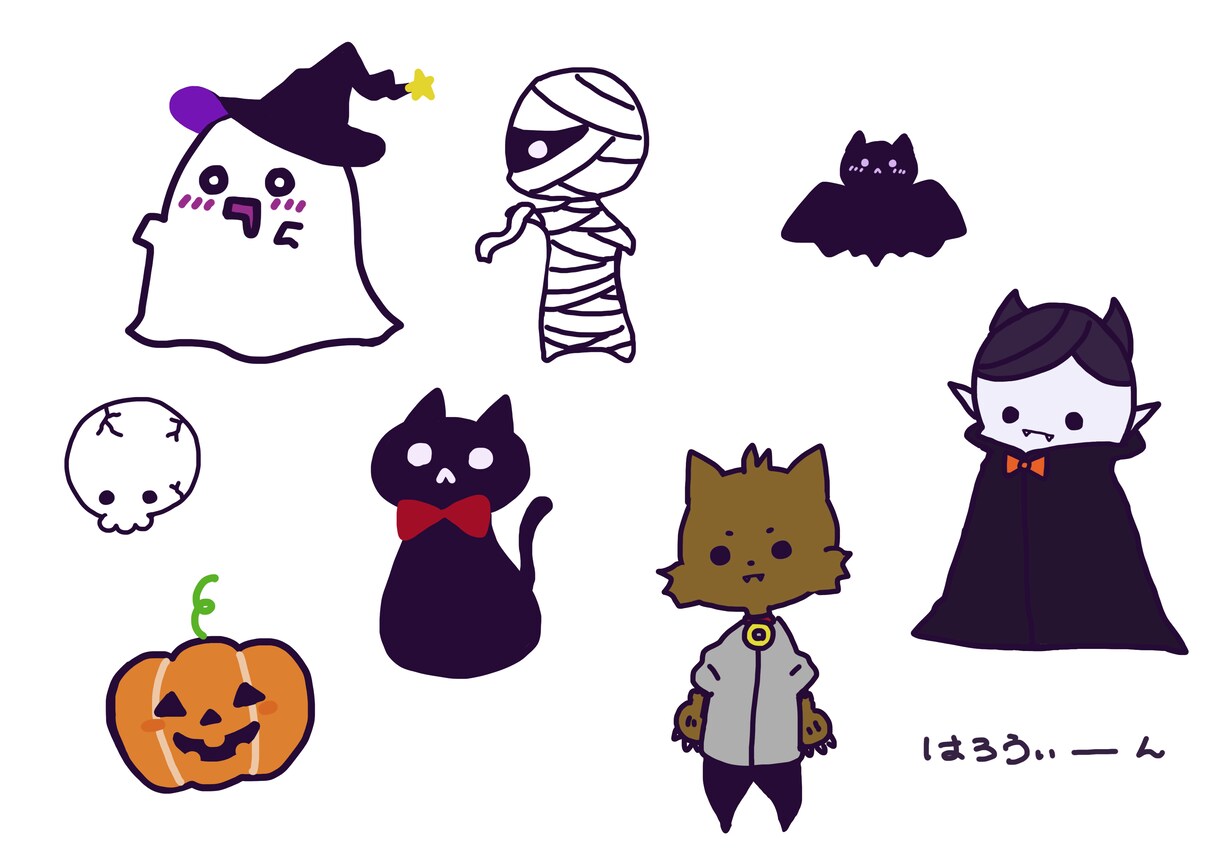 キャラデザやサムネ用イラスト承ります 可愛いオリキャラや目を引くサムネを作成致します イメージ5