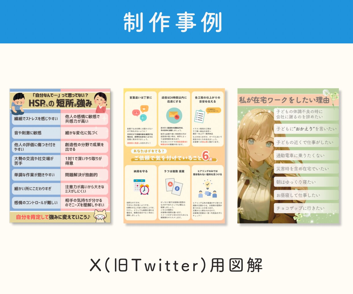 世界観伝わる！X・ブログ・SNS投稿図解作成します 図解依頼初めてでも安心！購入前にサンプル作成対応！ イメージ6