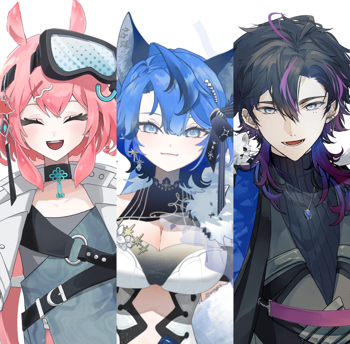 プロがイラスト・立絵・Live2Dモデル制作します 企業所属のプロがイラスト・キャラデザ全般お描きします。 イメージ1