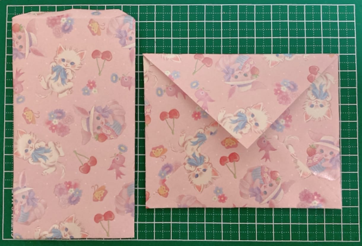 デザインペーパーを使用した封筒を作成いたします [封筒としてだけでなくポチ袋にもなります］ イメージ4