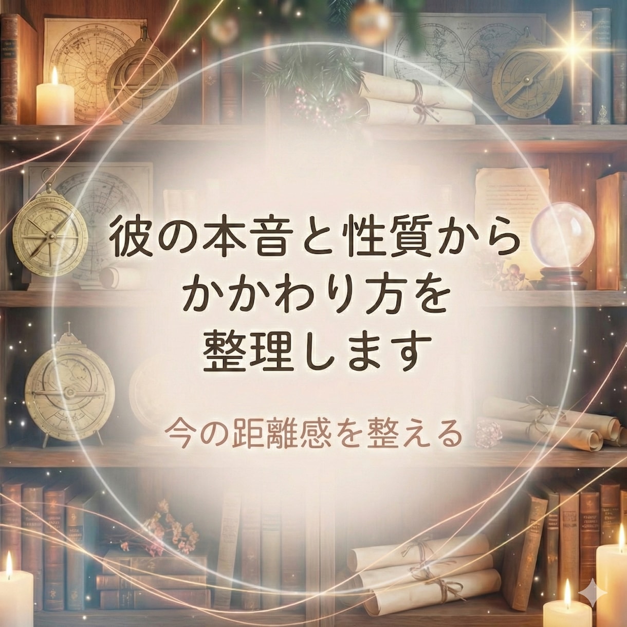 彼の本音と性質から関わり方を整理します 彼の性質から、今の距離感を整える イメージ1