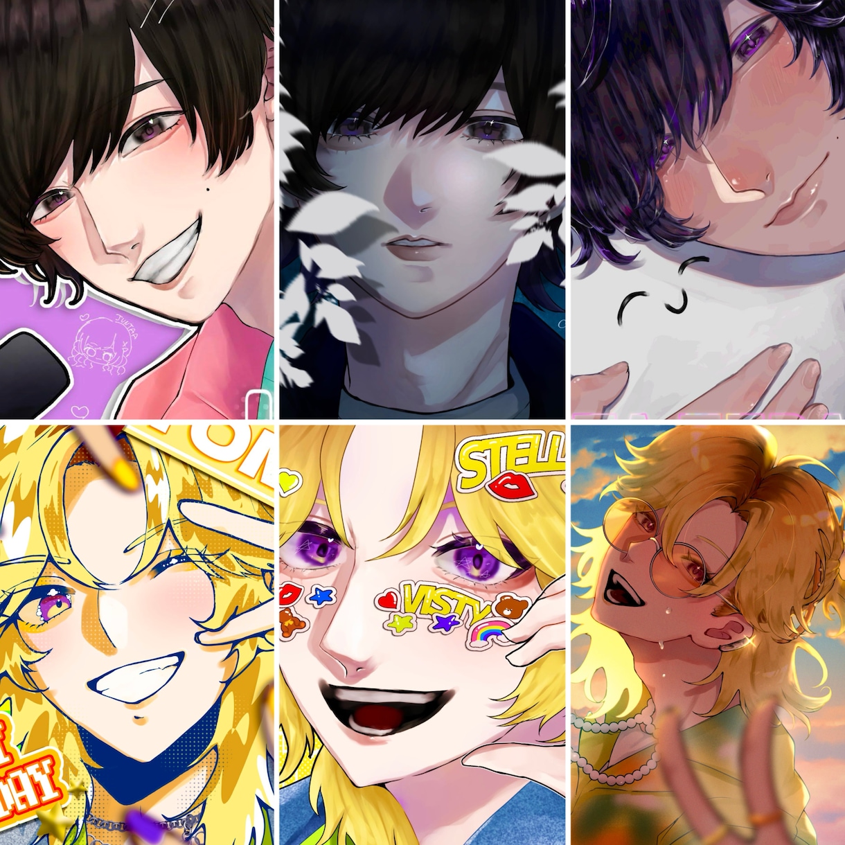厚塗り〜ポップなイラストで描きます アイコン、サムネイル、夢絵など様々受け付けています！ イメージ1
