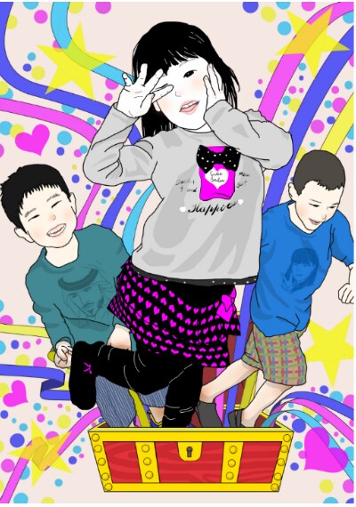 似顔絵お描きします 優しい色合いや、水彩画タッチの似顔絵をお探しの方 イメージ8
