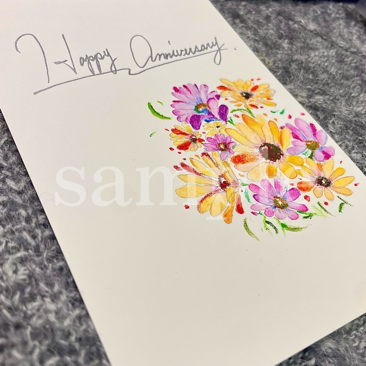 その想い100均でいいの？メッセージカード描きます あなたの気持ちを形にします！花の力でていねいに届けましょう♪ イメージ3