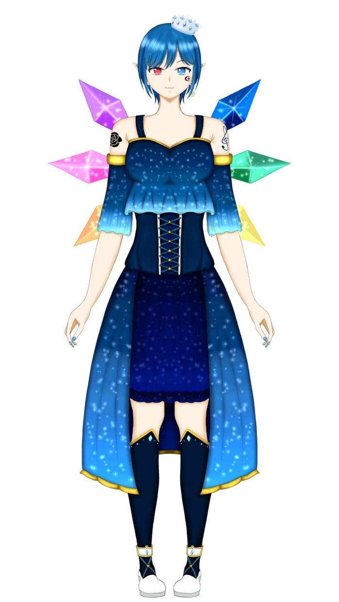 立ち絵(一枚絵)の制作をします IRIAMやYouTubeで使える立ち絵を制作します イメージ2