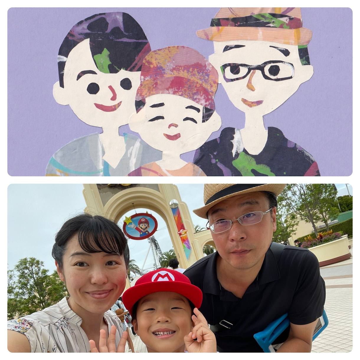 なかなか見ない？！貼り絵で可愛い似顔絵作ります プレゼントや記念日のお祝いにも！温かみのある貼り絵似顔絵 イメージ8