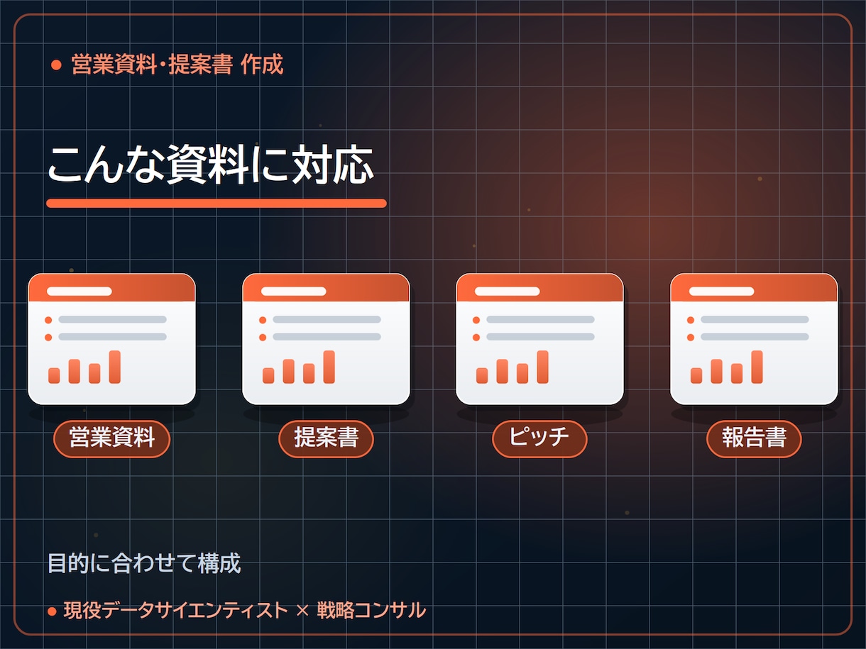 通る営業資料を構成から作成します 戦略コンサル×データ｜ストーリーと数字で意思決定を動かす一式 イメージ4