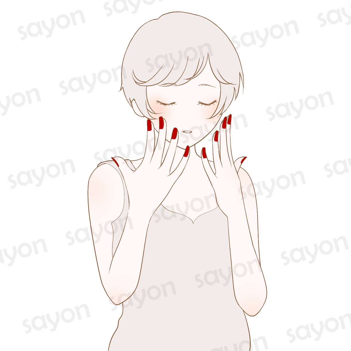 イラスト多数/完成品のイラスト素材を販売しています シンプル・おしゃれ・ビューティー・オフィス向けにも イメージ4