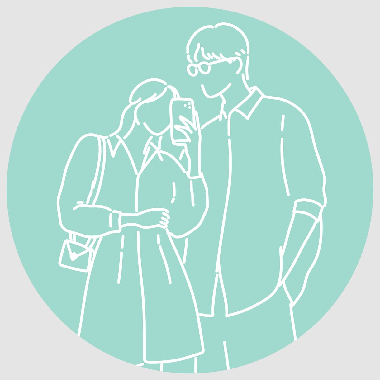 おしゃれでシンプルなSNSアイコン描きます 目を惹くアイコン！5名まで￥2,000。(商用利用込み) イメージ6
