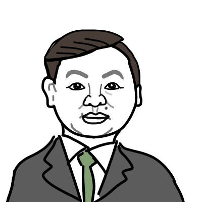 只今半額‼️最短即日‼️シュールな似顔絵描きます 無料修正無制限！目を引く独特な似顔絵いかがでしょうか！ イメージ4