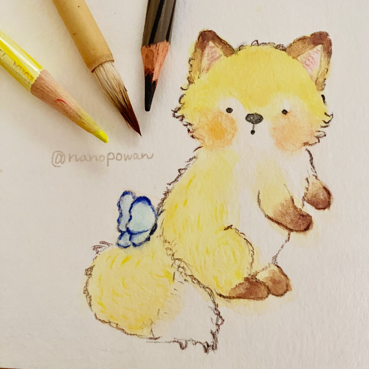 原画でお届け ₊ やわらかい水彩イラスト描きます ⌜ アナログの 世界にひとつだけの水彩ポートレート ⌟ イメージ5