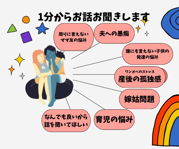 子育てのお悩み聞きます 子育てママ、みかママンがあなたに寄り添います！ イメージ2