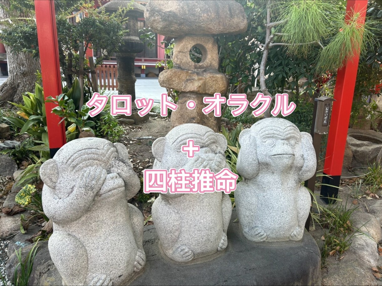 タロット・オラクル＆四柱推命で占います カードと四柱推命の組み合わせで、より詳しく占います イメージ1