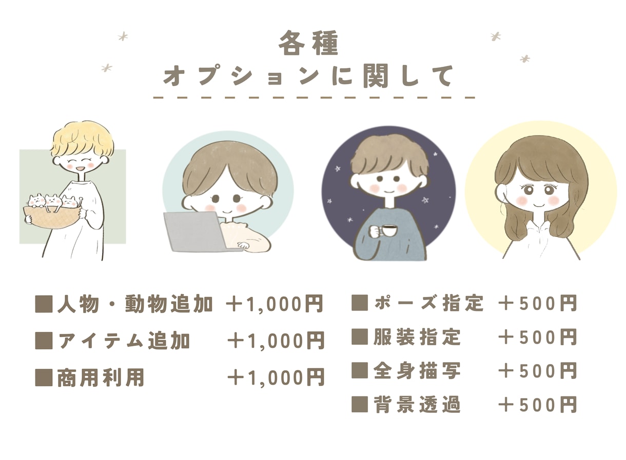 絵本のようなほっこりゆるいアイコン描きます 商用利用OK◎ゆるふわかわいいイラスト作成します イメージ5