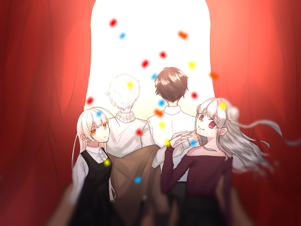 綺麗で鮮やかなイラスト描きます キラキラとした1枚絵や立ち絵が欲しい方に！ イメージ4