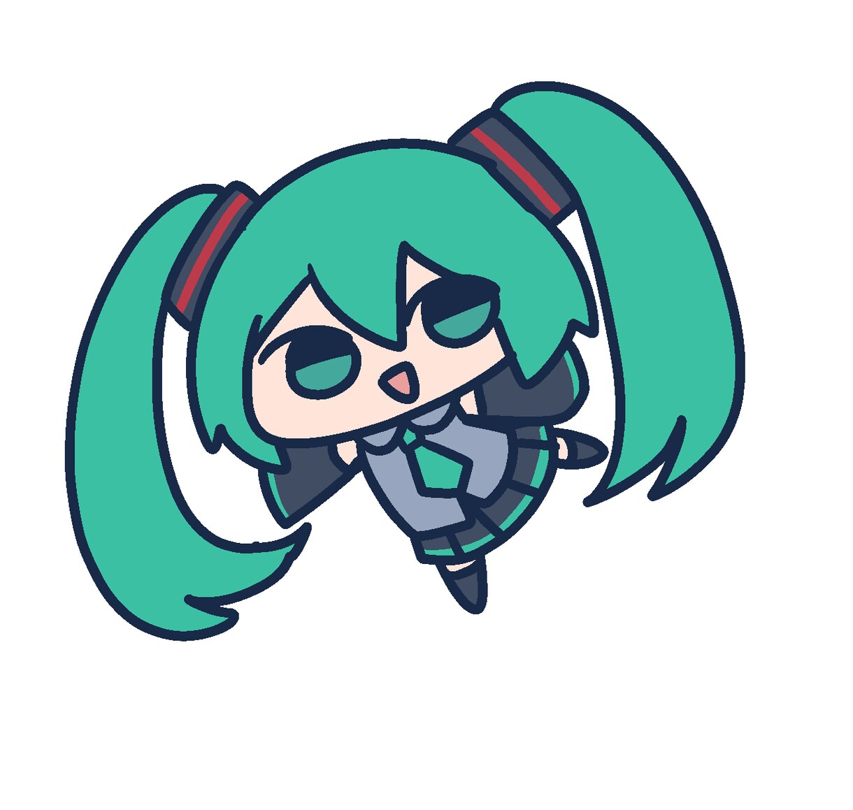 ゆるっと元気なキャラ描きます 明るい色合いのたのしそうな二頭身デフォルメです イメージ6