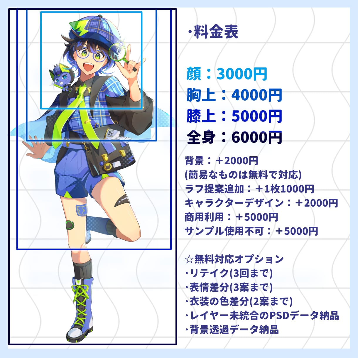 最短1週間！キャラクターイラスト描きます 同人小説の挿絵や動画のサムネイルを依頼したい方へ イメージ2