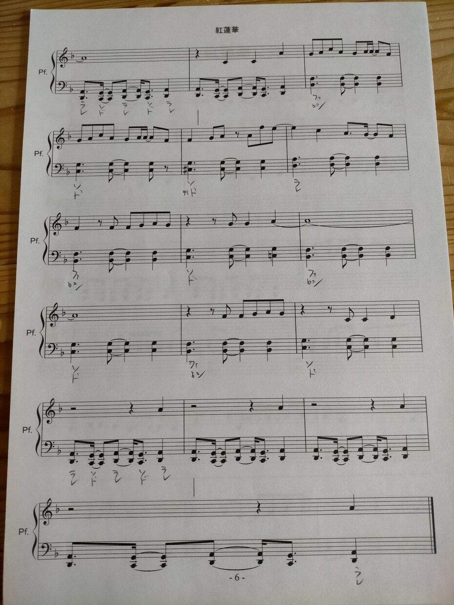 お好きな曲の中級アレンジピアノ楽譜を作ります 好きな曲の楽譜が見つからないあなたへ イメージ3