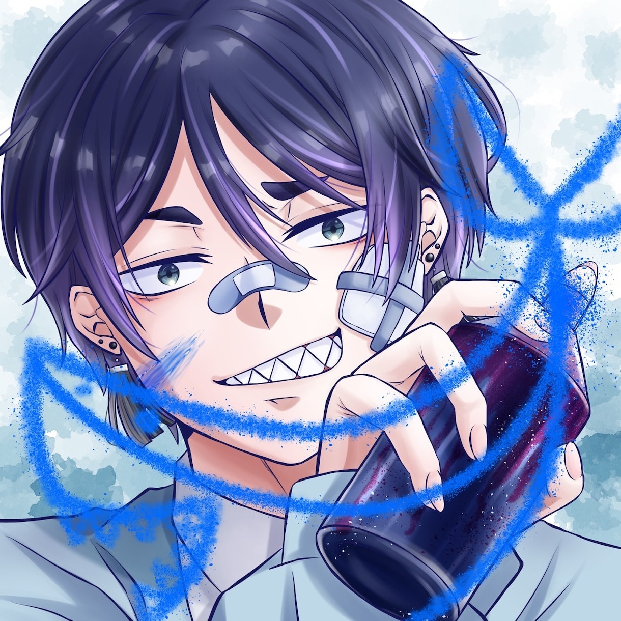 男性イラストが得意！アイコン・立ち絵など制作します 【商用利用可】SNS・配信・TRPGなど幅広く対応します イメージ3