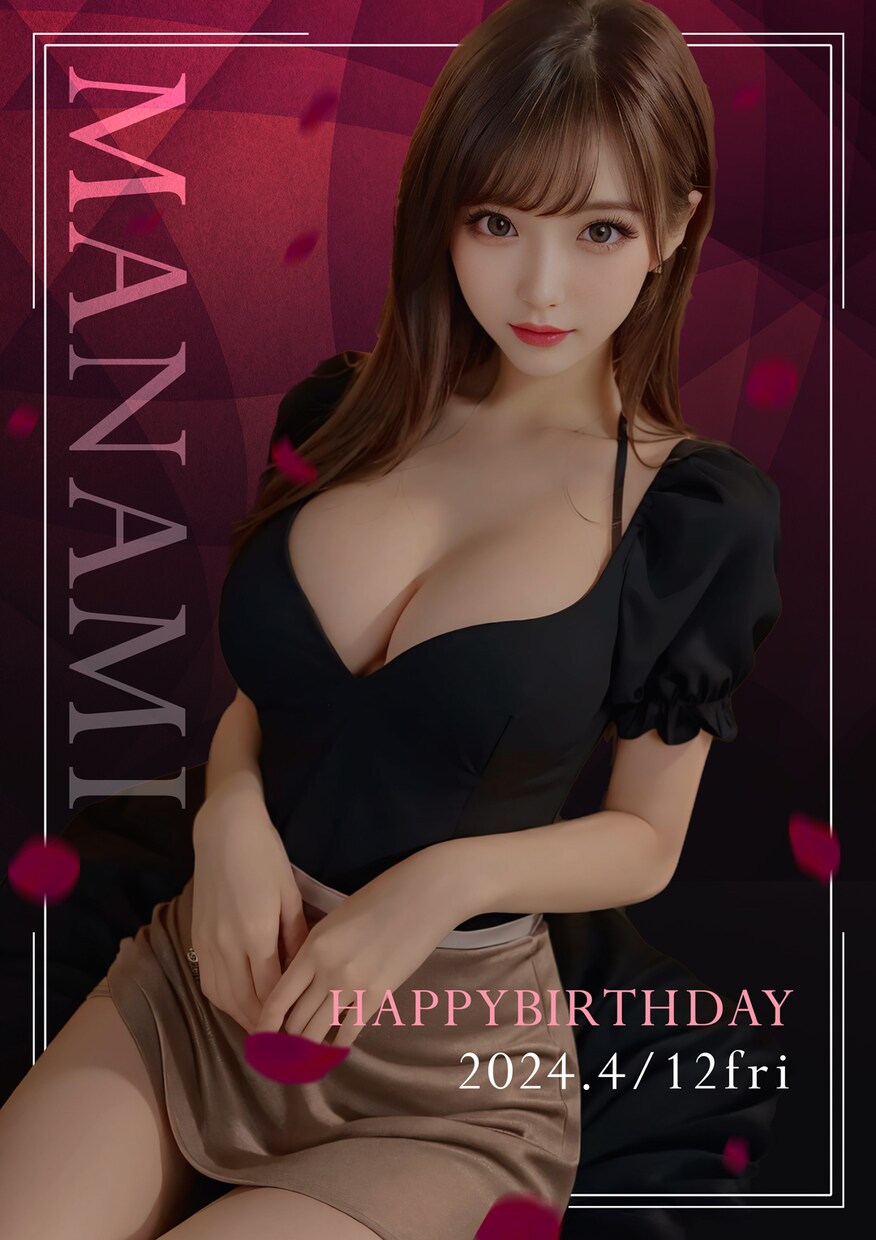 バースデーポスターデザインします 推しアイドルなど女性向けのバースデーポスターをデザイン イメージ3
