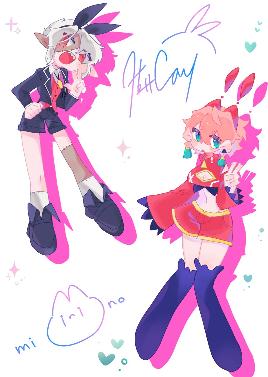 一枚絵、キャラデザ、SDなど描きます ロゴデザインや夢絵にも対応！！ イメージ1