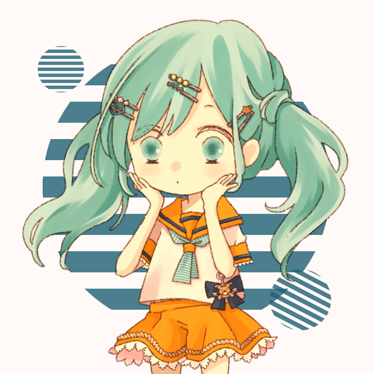 アイコンイラストお描きします 女の子、たべもののイラストが得意です！ イメージ8