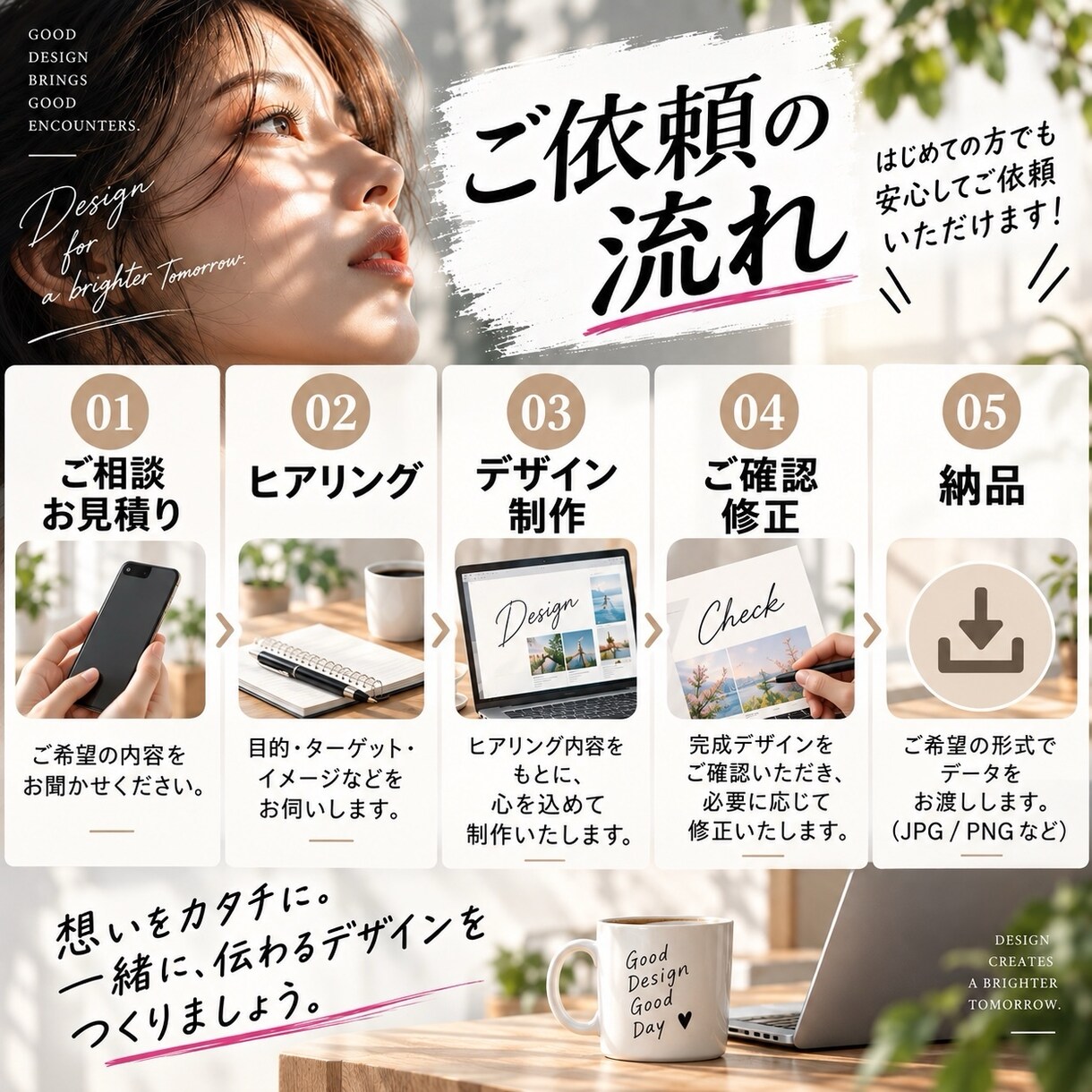 伝わるバナーを目的に合わせて制作します 美容・店舗・サービスの魅力が伝わるデザイン イメージ2