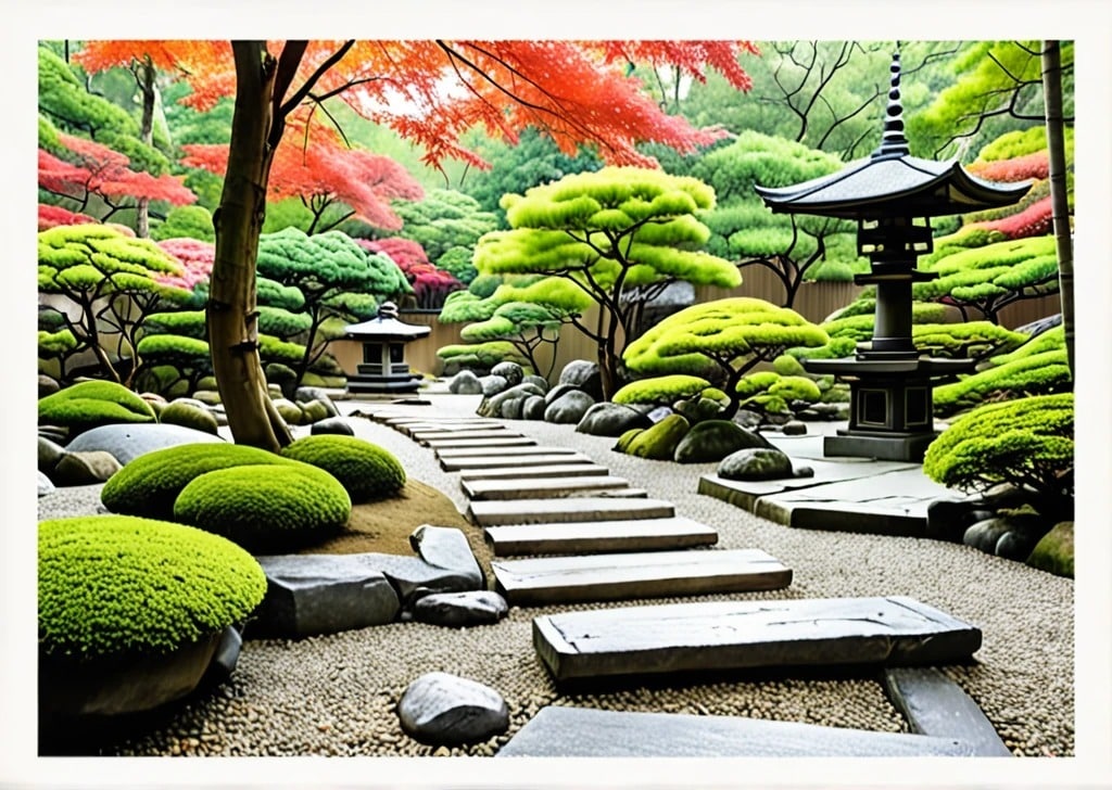 夢の和の庭園をあなたのイメージで制作します オリジナル庭園デザインサービス。印刷用BIGサイズ対応 イメージ2