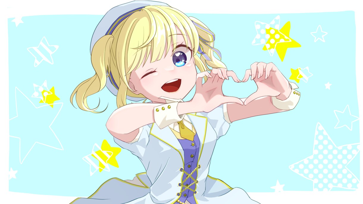 キャラクターを引き立てるイラストを描きます 【商業利用可】アイコン、ヘッダー、サムネ、一枚絵等制作します イメージ1