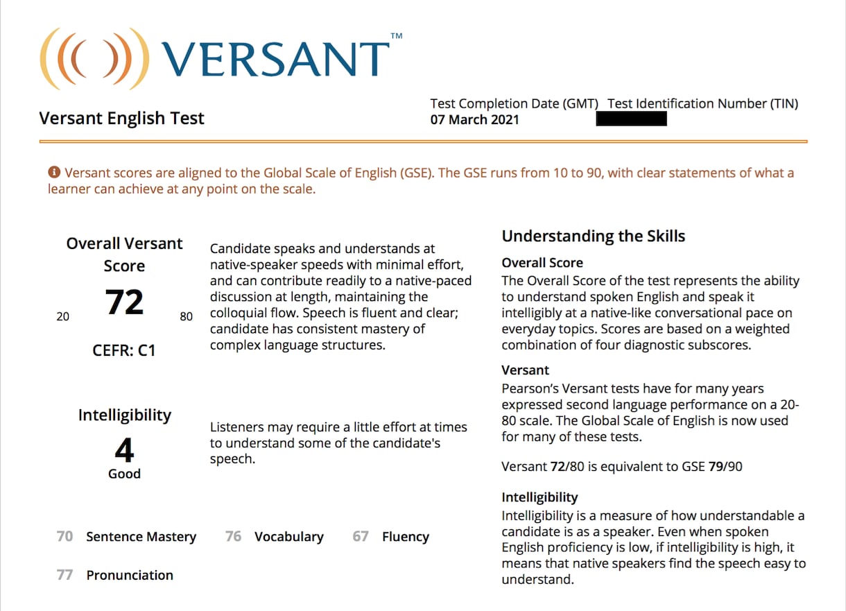 VERSANTでスコアアップする方法を伝授します VERSANT72点が伝授！3ヶ月でスコアを10点上げる方法 イメージ2
