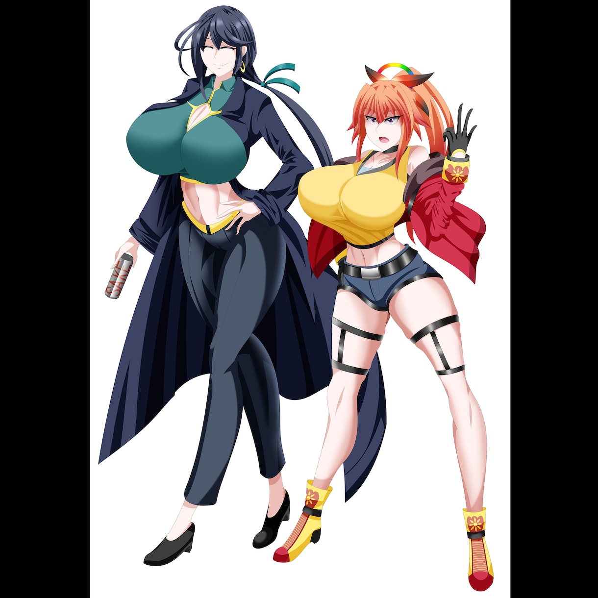 TRPG等で活用いただけるアニメ調の立ち絵描きます ﾃﾞｯｯｯかくてかわいくてかっこいいキャラ立ち絵ならお任せ！ イメージ5