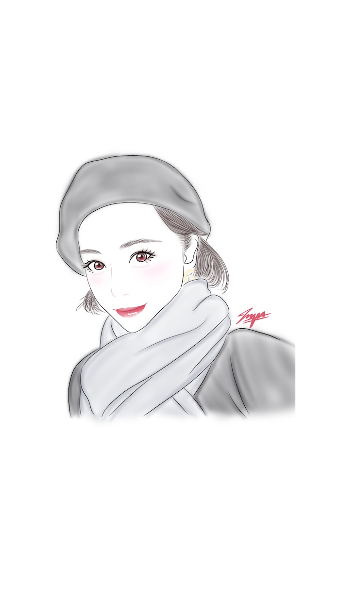 あなたを可愛くふわっとした似顔絵描きます 特徴をとらえつつ更に素敵に仕上げます！ イメージ9
