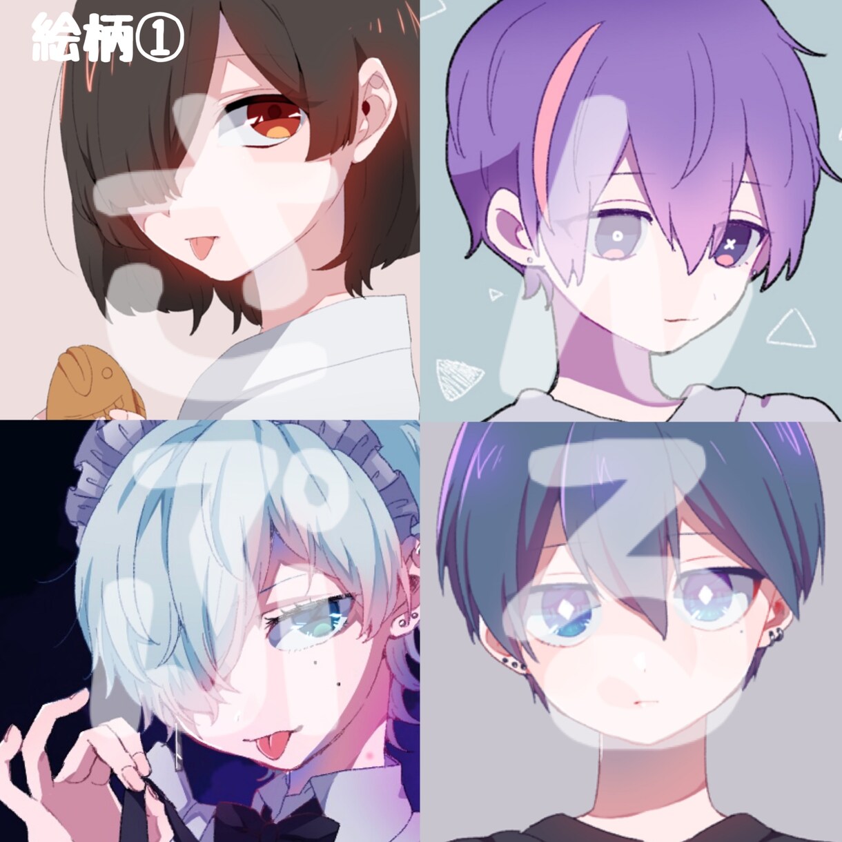 イラスト描きます SNS等で使用するイラストや創作活動用のイラスト等描きます イメージ1