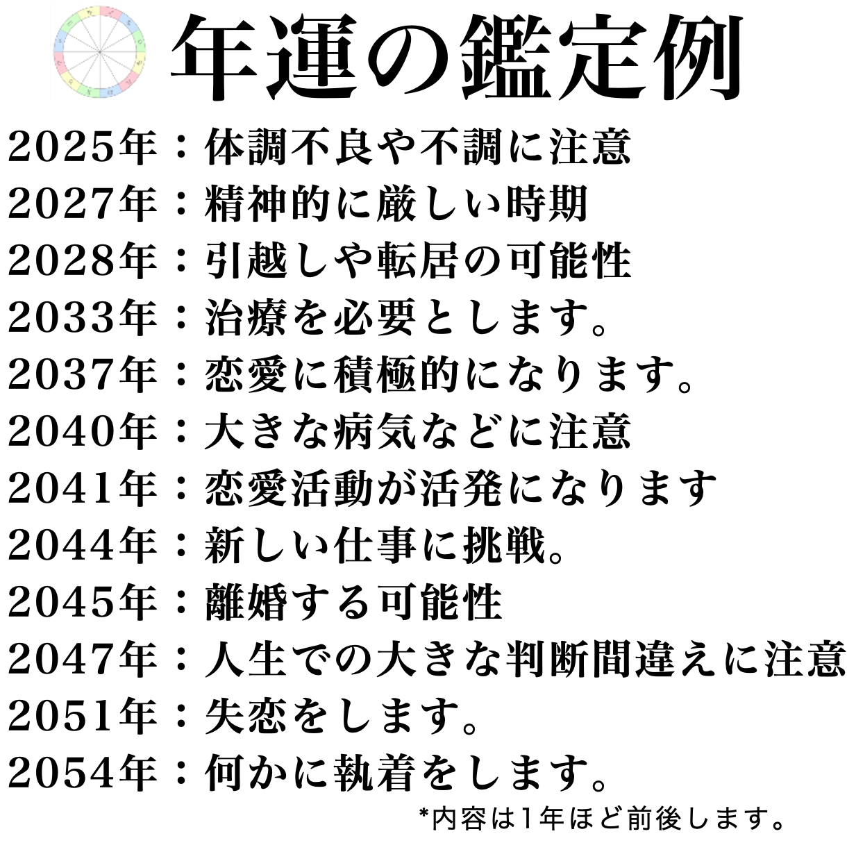 子供の将来の人生設計の参考に。仕事や運勢を占います お子さん・お孫さんの将来が心配な方へ。出生図から見る人生方向 イメージ3