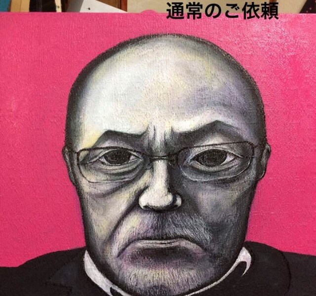 肖像画お描きします アート作品として飾れる、キャンバスにアクリル絵の具の肖像画 イメージ1