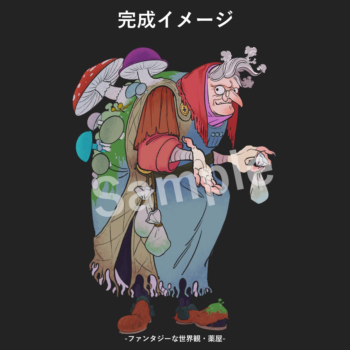 老婆も！キャラデザ・立ち絵承ります 印象に残る特徴的なキャラクターをデザイン。 イメージ4