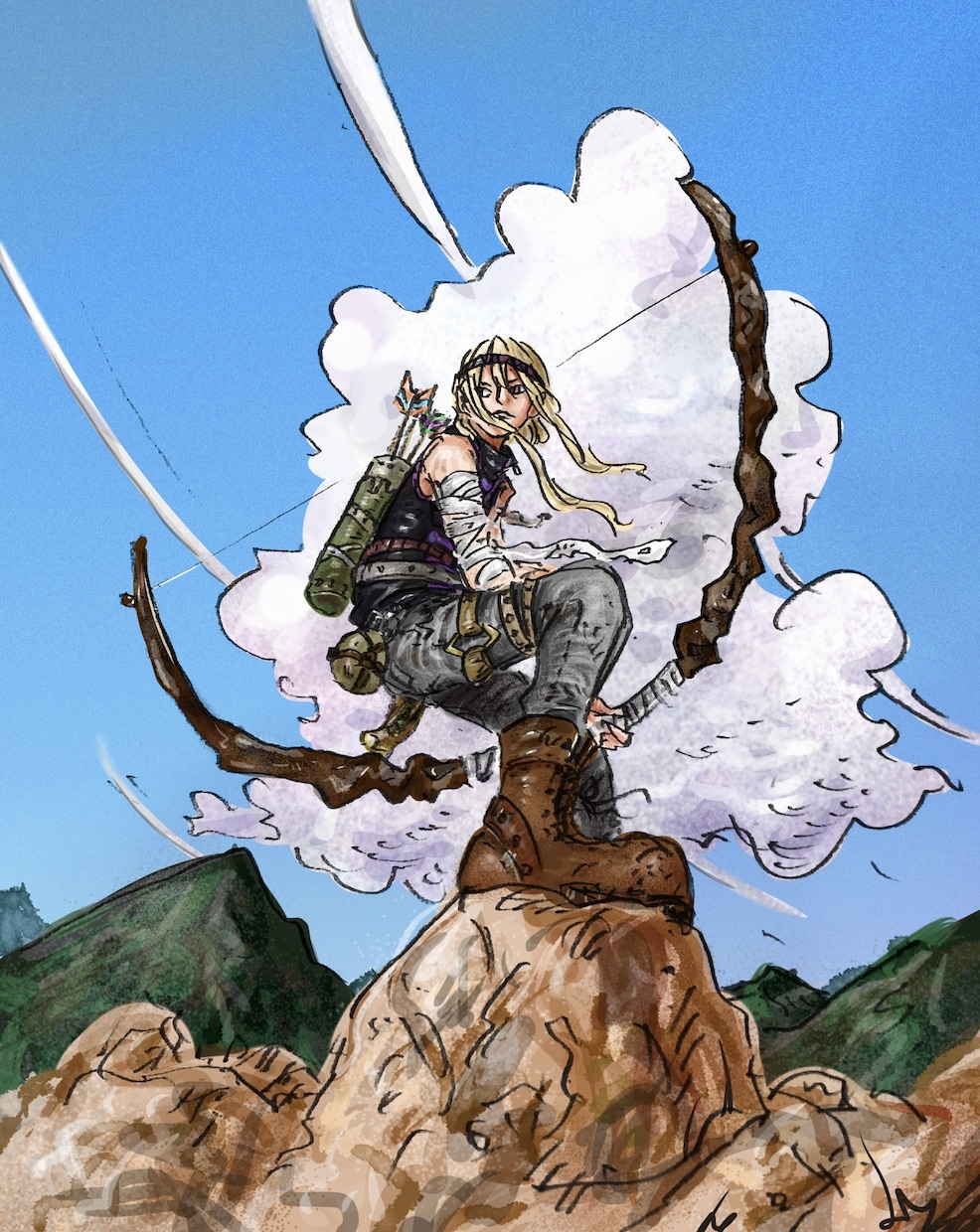 一枚絵を描きます 一枚絵を描きます。アナログ・デジタルどちらでも可能です！ イメージ3