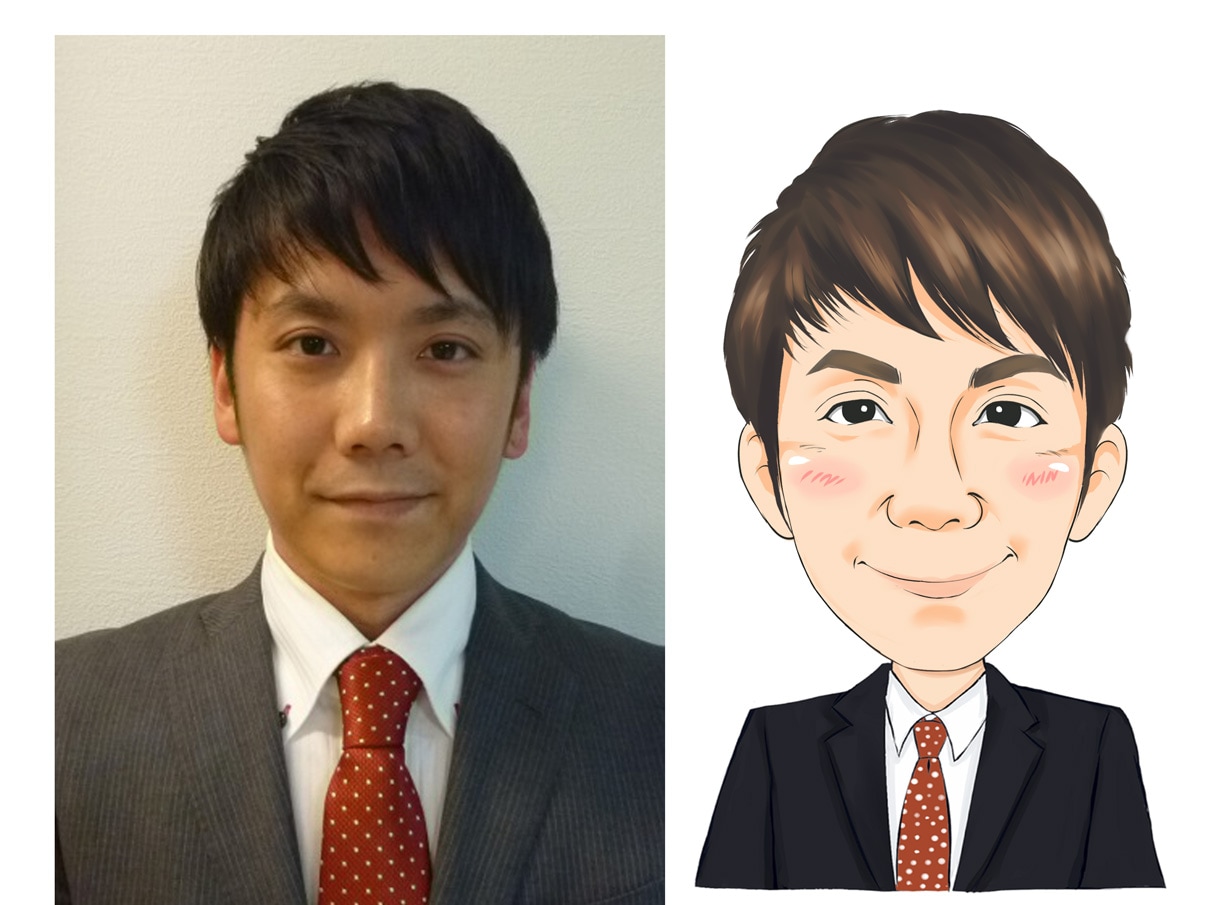 2（コミカルタイプ）の顔をお描きします 追加料金1000円でバストアップまでお描き出来ます。 イメージ1
