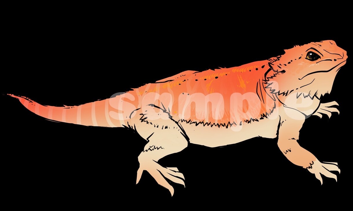 即日対応ウチの子/ご家庭のペットをイラスト化します 犬猫鳥類、魚、蛇、トカゲ…似顔絵のプレゼントやノベルティに イメージ4