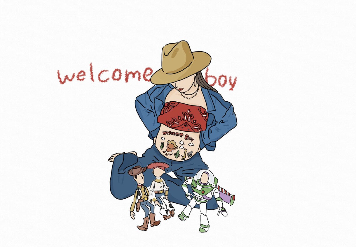 思い出の瞬間をイラストにします Instagram、バースデーカード、アイコン用に！ イメージ1